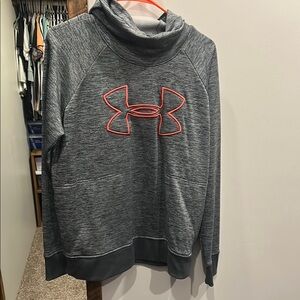 Under Armour women's Gray Sweater with Red Logo